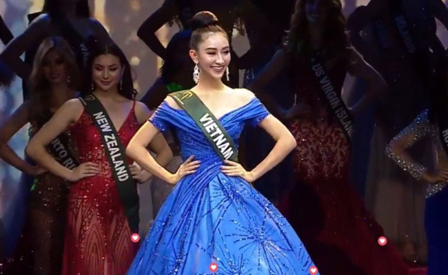 Dành hàng loạt giải thưởng phụ, Hà Thu vẫn trượt Top 8 Miss Earth 