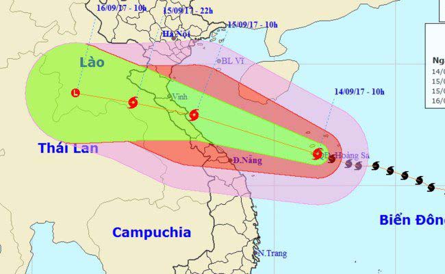 Bão giật cấp 17 di chuyển “thần tốc”, sát mức thảm hoạ