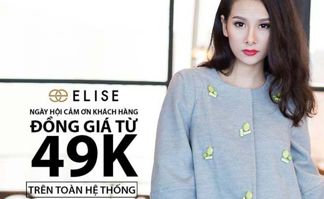 Tín đồ thời trang 'bấn loạn' vì Elise đồng giá chỉ từ 49.000đ 